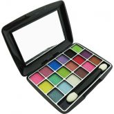 Mini Paleta de maquiagem portátil 18 sombras e 1 pincel