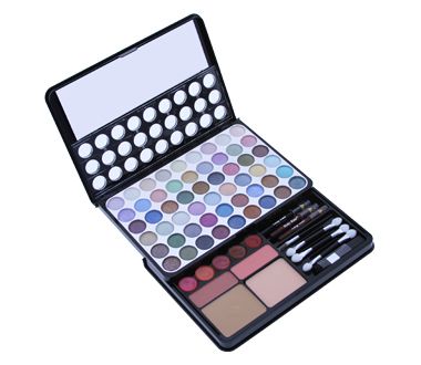 Paleta profissional de sombras e kit maquiagem